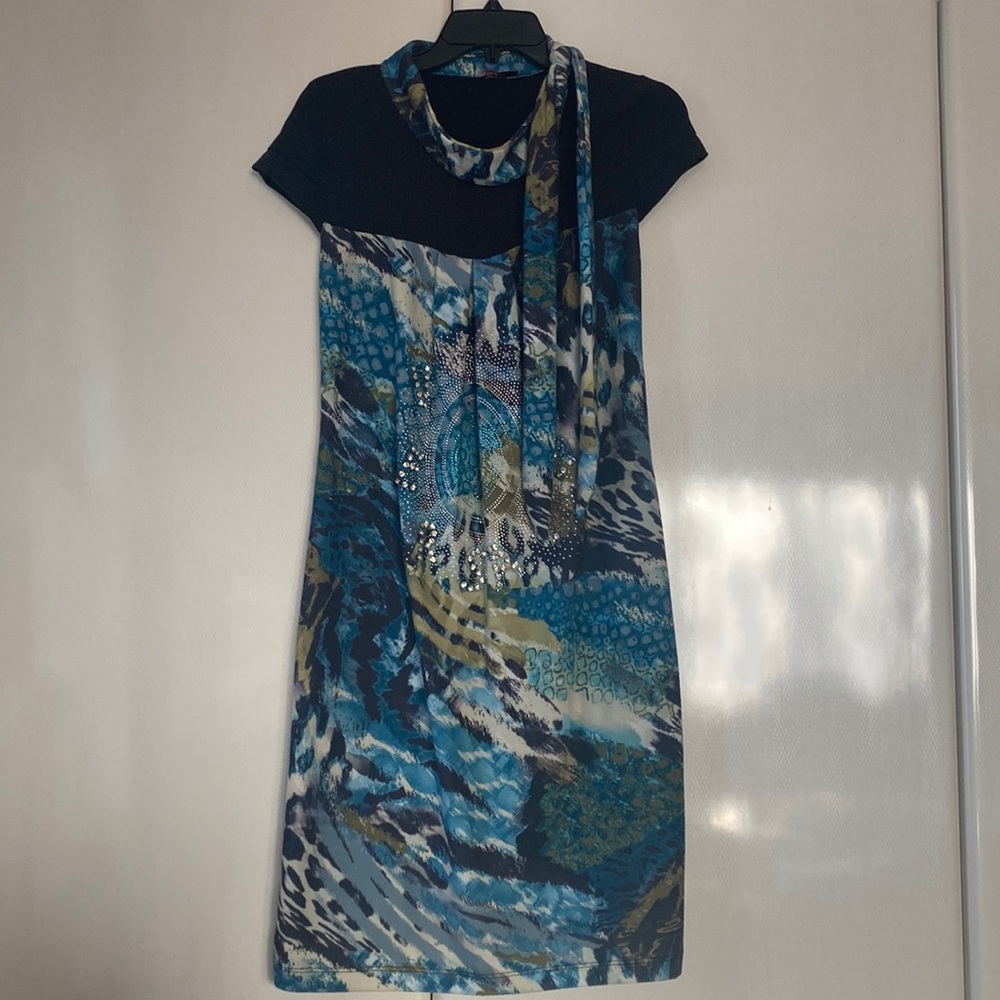 Short Sleeve Fake versace summer dress